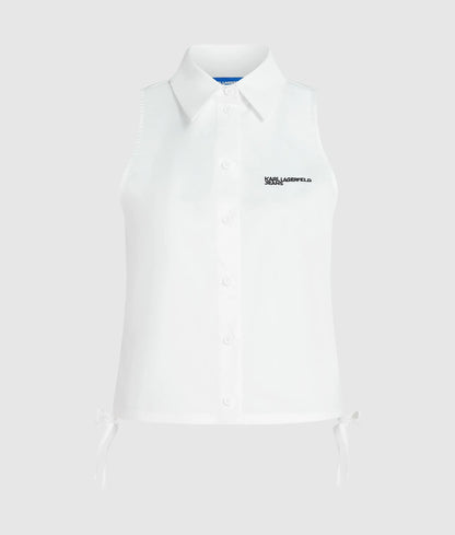 KARL LAGERFELD JEANS SLEEVELESS BLOUSE