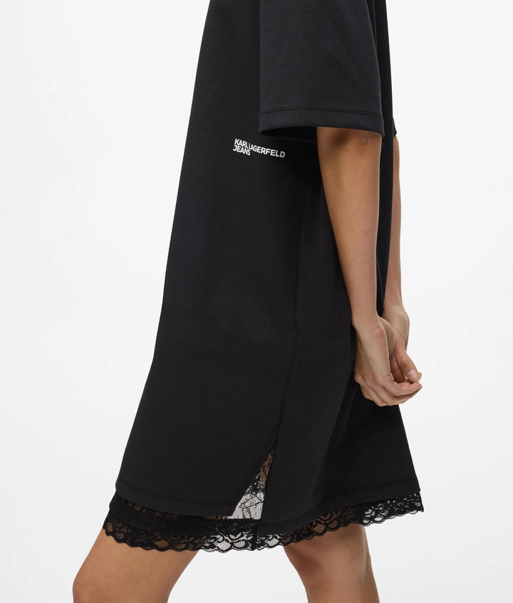 KARL LAGERFELD JEANS  LACE TEE DRESS