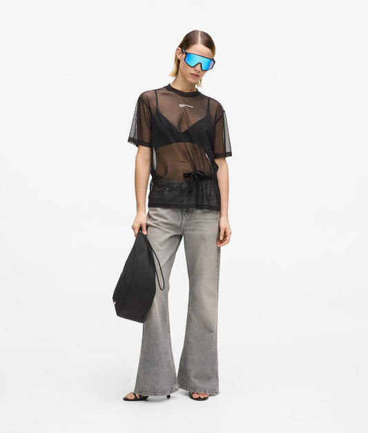 KARL LAGERFELD JEANS MESH TEE