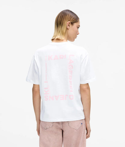 KARL LAGERFELD JEANS REG SS FRAME TEE