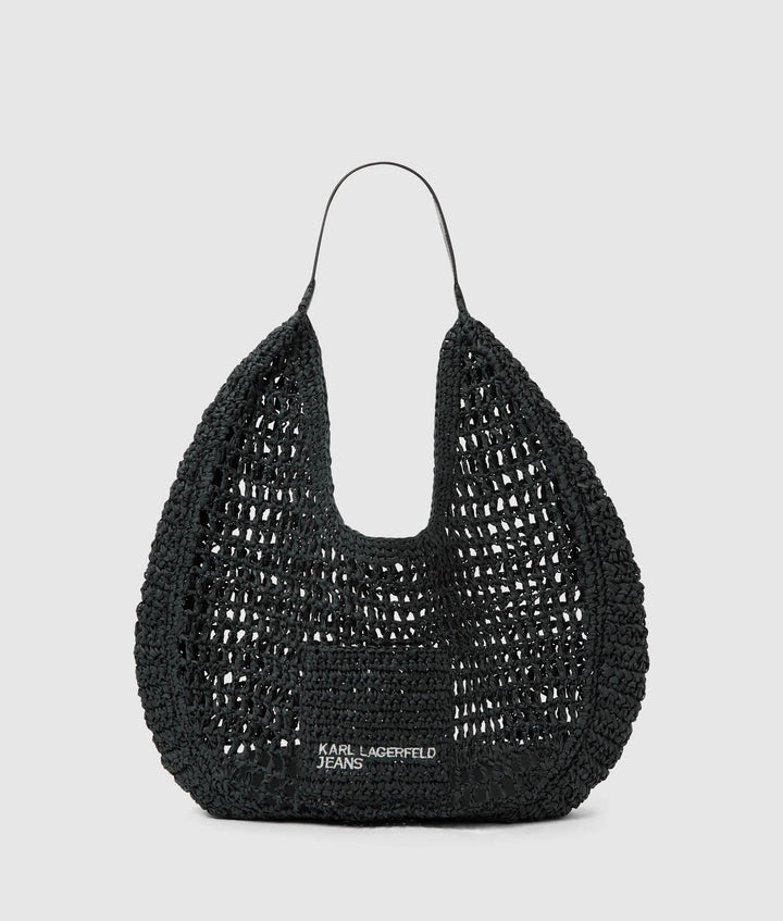 KARL LAGERFELD JEANS  RAFFIA SUMMER HOBO