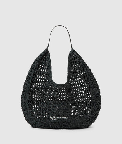 KARL LAGERFELD JEANS  RAFFIA SUMMER HOBO