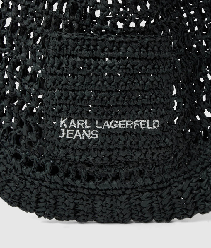 KARL LAGERFELD JEANS  RAFFIA SUMMER HOBO