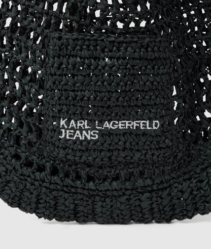 KARL LAGERFELD JEANS  RAFFIA SUMMER HOBO