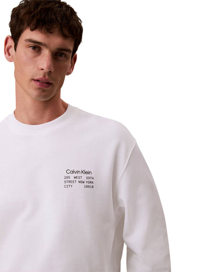 CALVIN KLEIN LS EU 350 TERRY GRAPHIC CN SWTSHR