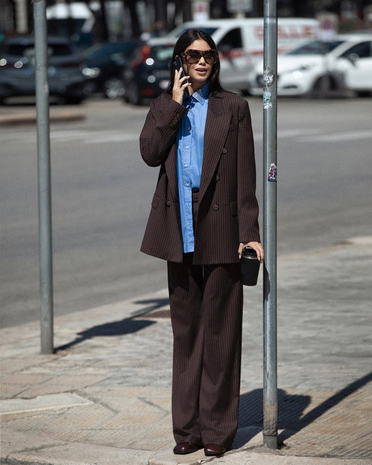 ODI ET AMO PANTAPALAZZO GESSATO