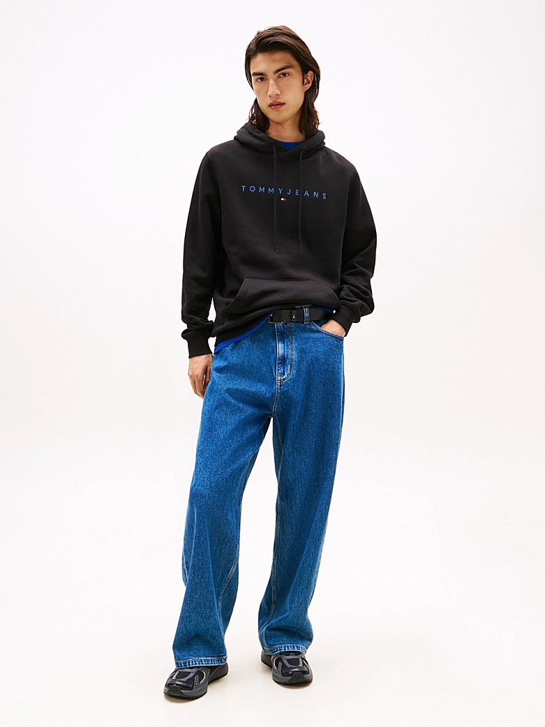 Sudadera con capucha y logotipo lineal de Tommy Jeans EXT
