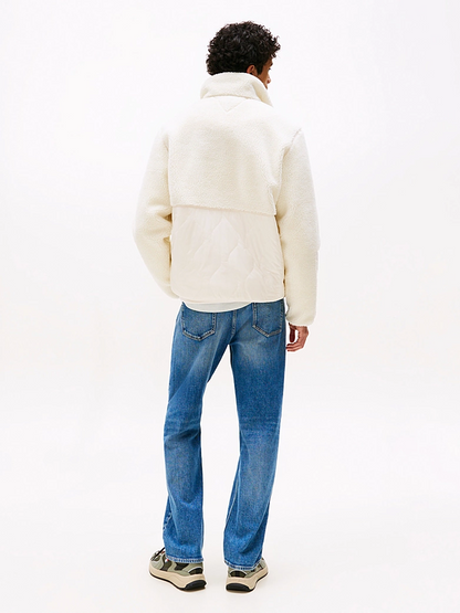 TOMMY JEANS ESSENTIAL MIX TEDDY JACKET