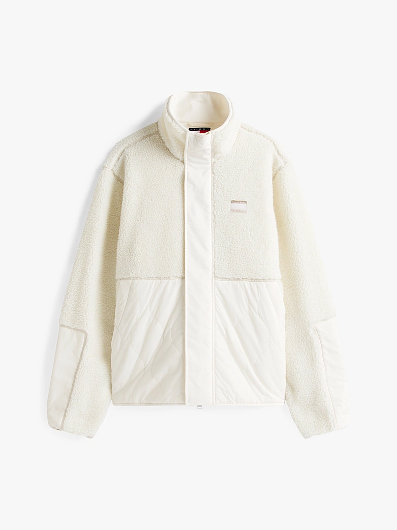 TOMMY JEANS ESSENTIAL MIX TEDDY JACKET