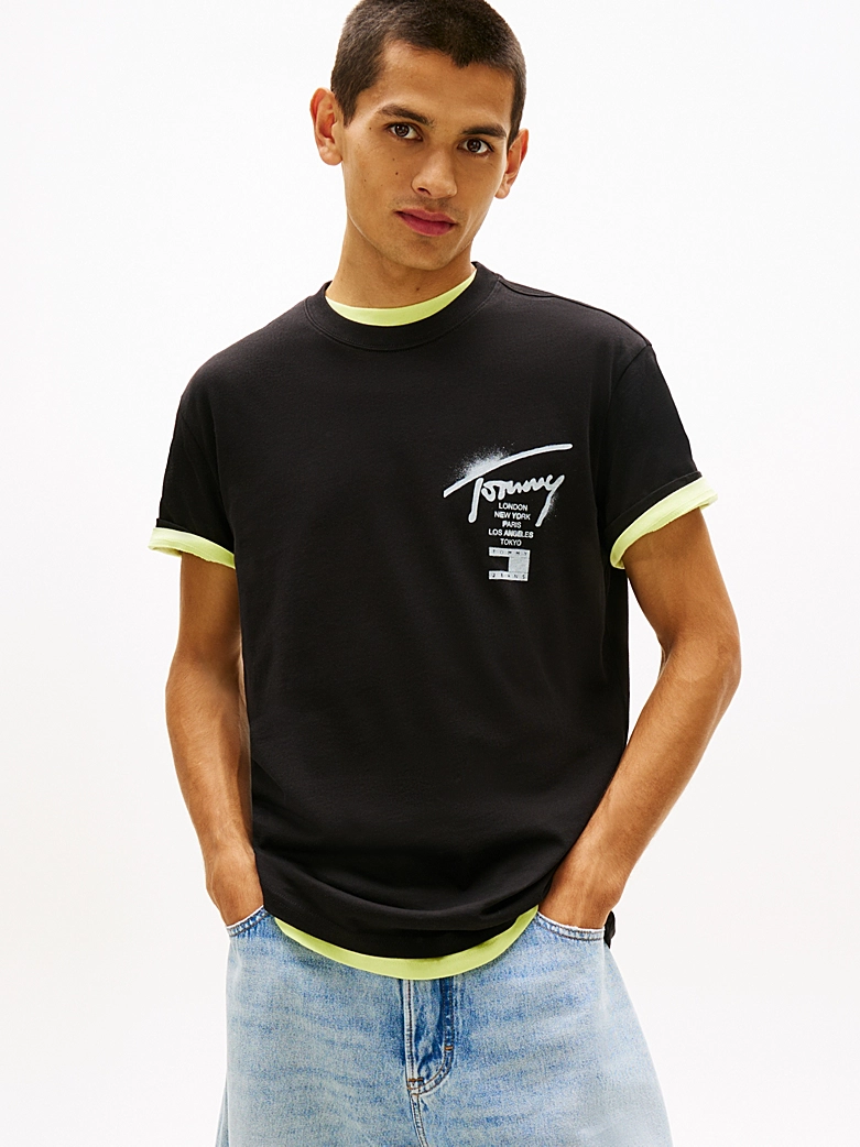 TOMMY JEANS REG CITY SIGN SS