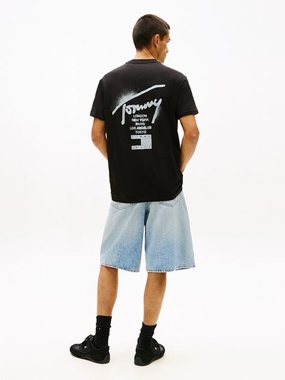 TOMMY JEANS REG CITY SIGN SS
