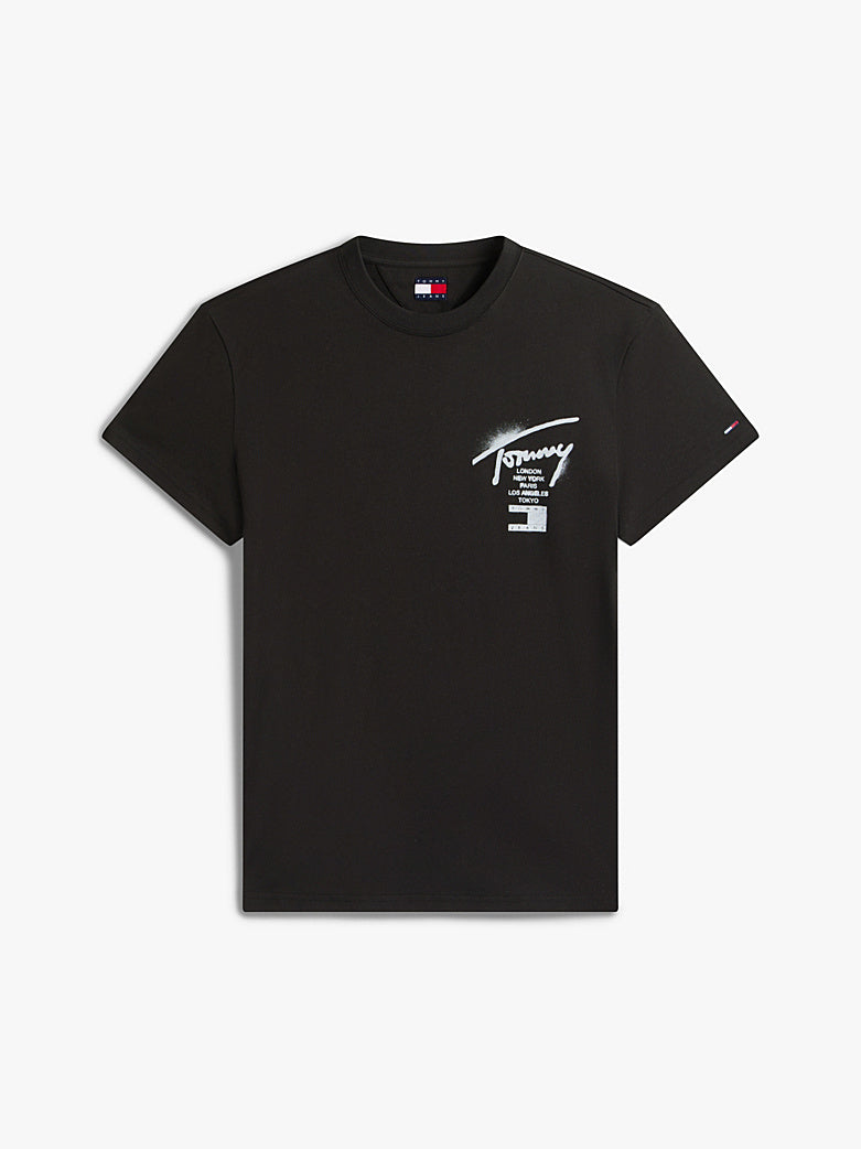 TOMMY JEANS REG CITY SIGN SS