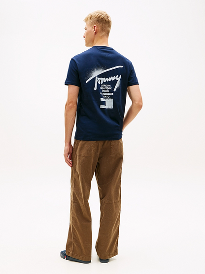 TOMMY JEANS REG CITY SIGN SS