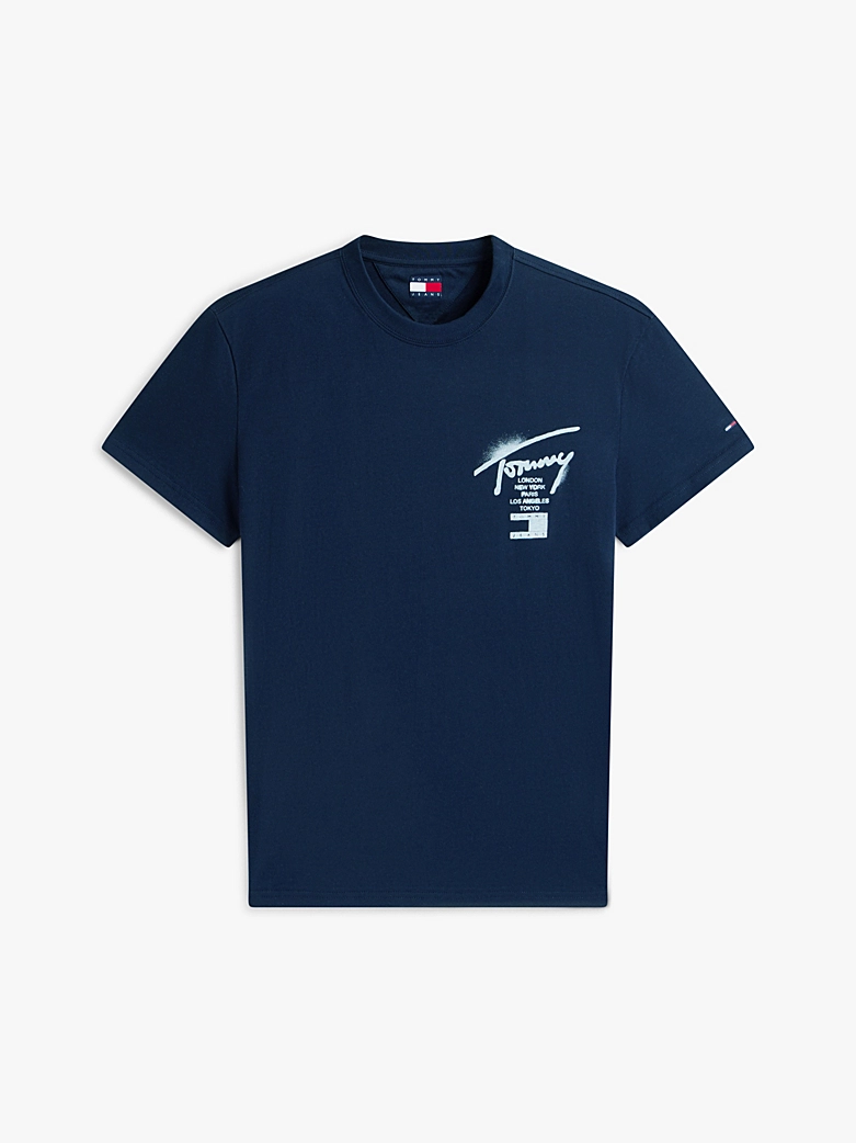 TOMMY JEANS REG CITY SIGN SS