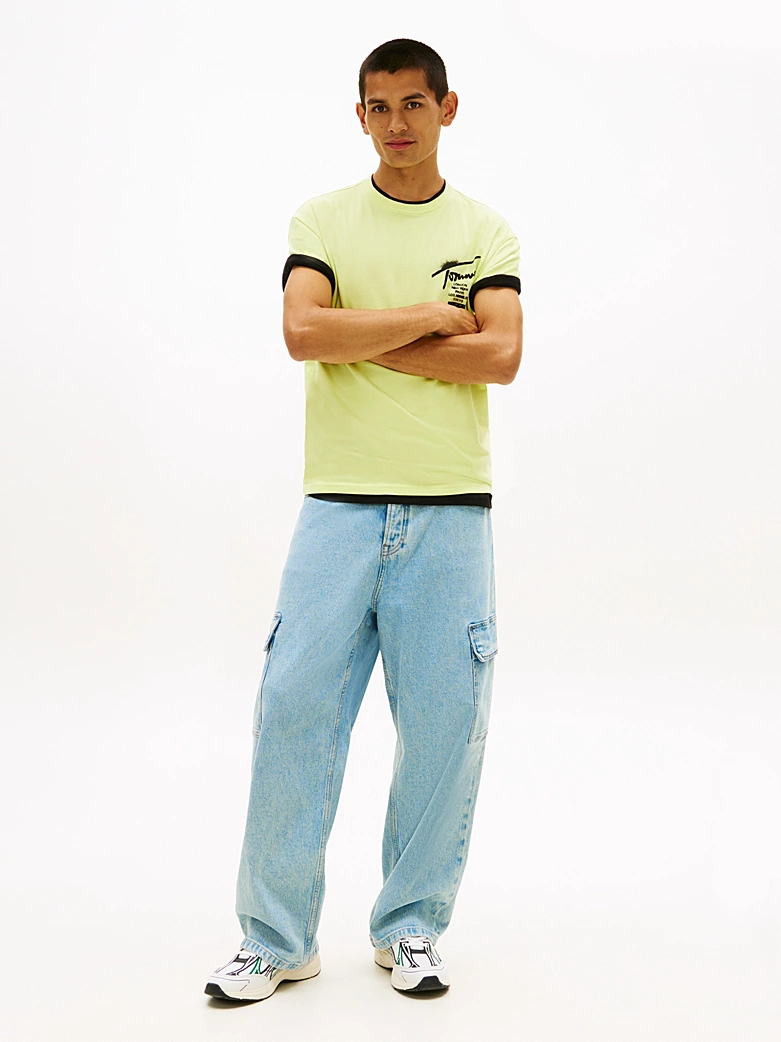 TOMMY JEANS REG CITY SIGN SS