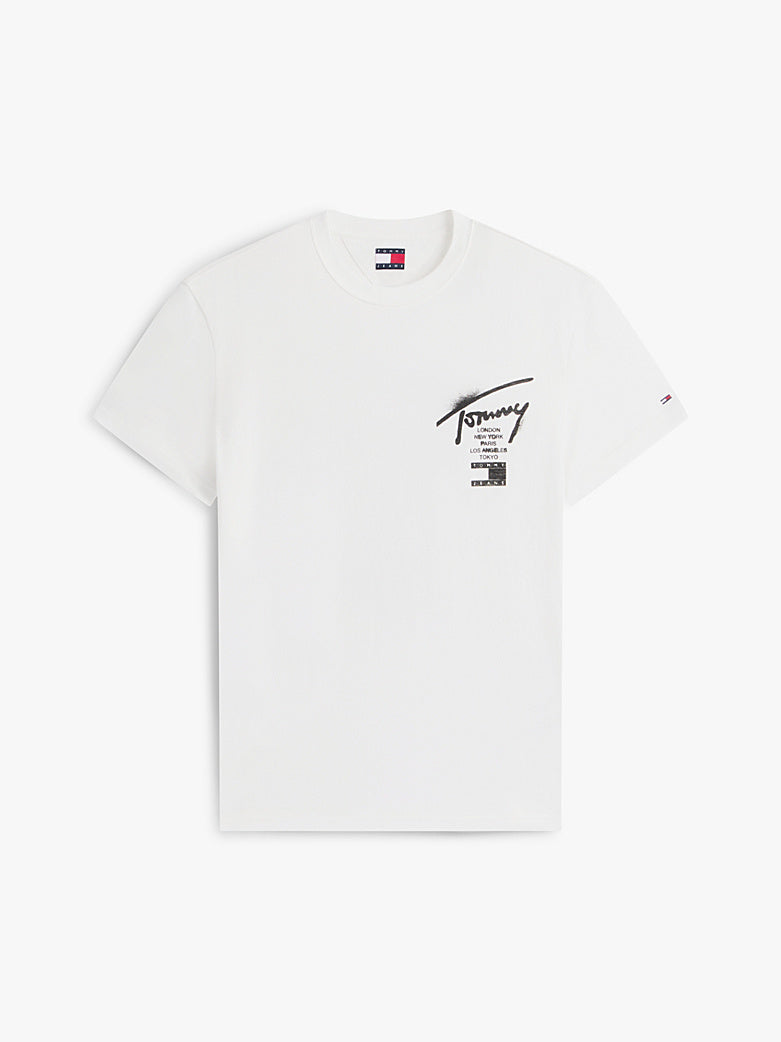 TOMMY JEANS REG CITY SIGN SS