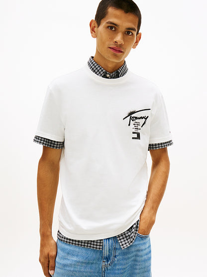 TOMMY JEANS REG CITY SIGN SS