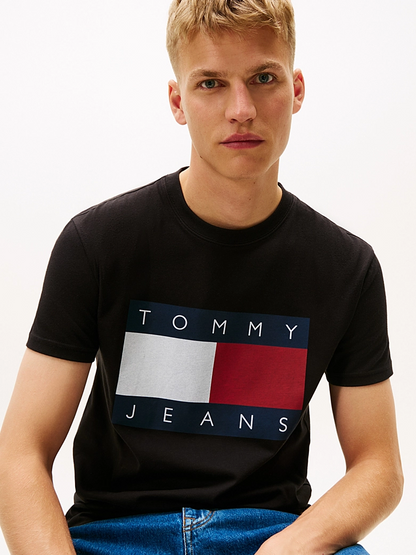 TOMMY JEANS REG BIG FLAG SS
