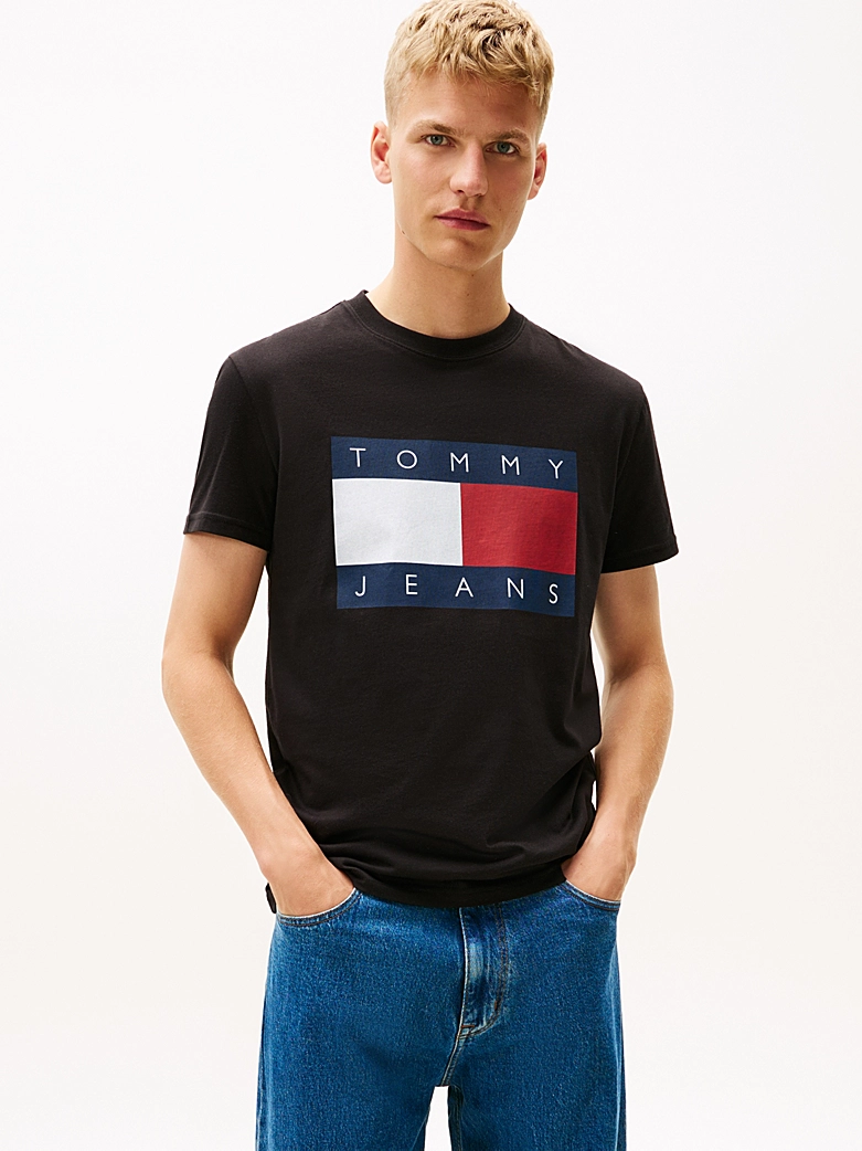 TOMMY JEANS REG BIG FLAG SS