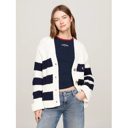 TOMMY JEANS TJW RWB BACK FLAG CARDIGN EXT