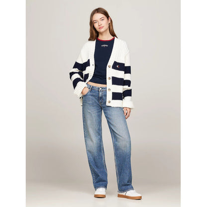 TOMMY JEANS TJW RWB BACK FLAG CARDIGN EXT