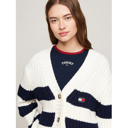 TOMMY JEANS TJW RWB BACK FLAG CARDIGN EXT