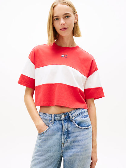 TOMMY JEANS CBLK BADGE TEE
