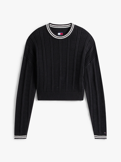 TOMMY JEANS BOXY FLAG CABLE