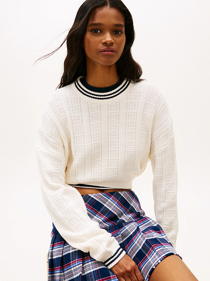 TOMMY JEANS BOXY FLAG CABLE