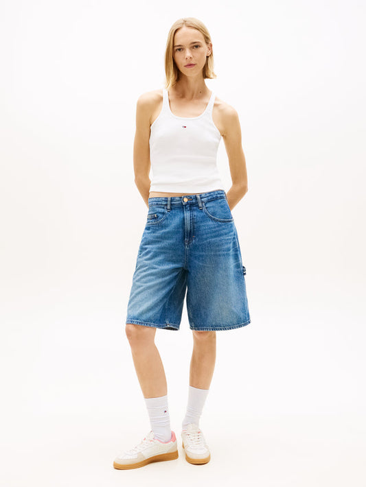 TOMMY JEANS SLIM RACERBACK RIB TANK