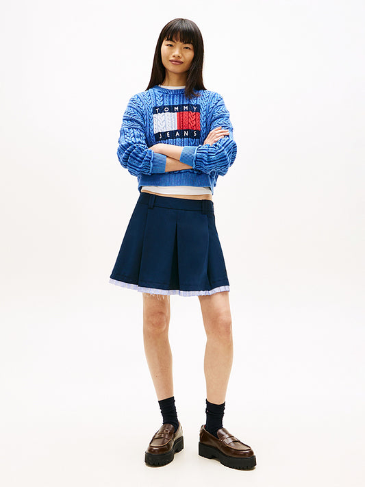 TOMMY JEANS GMD CABLE FLAG SWEATER