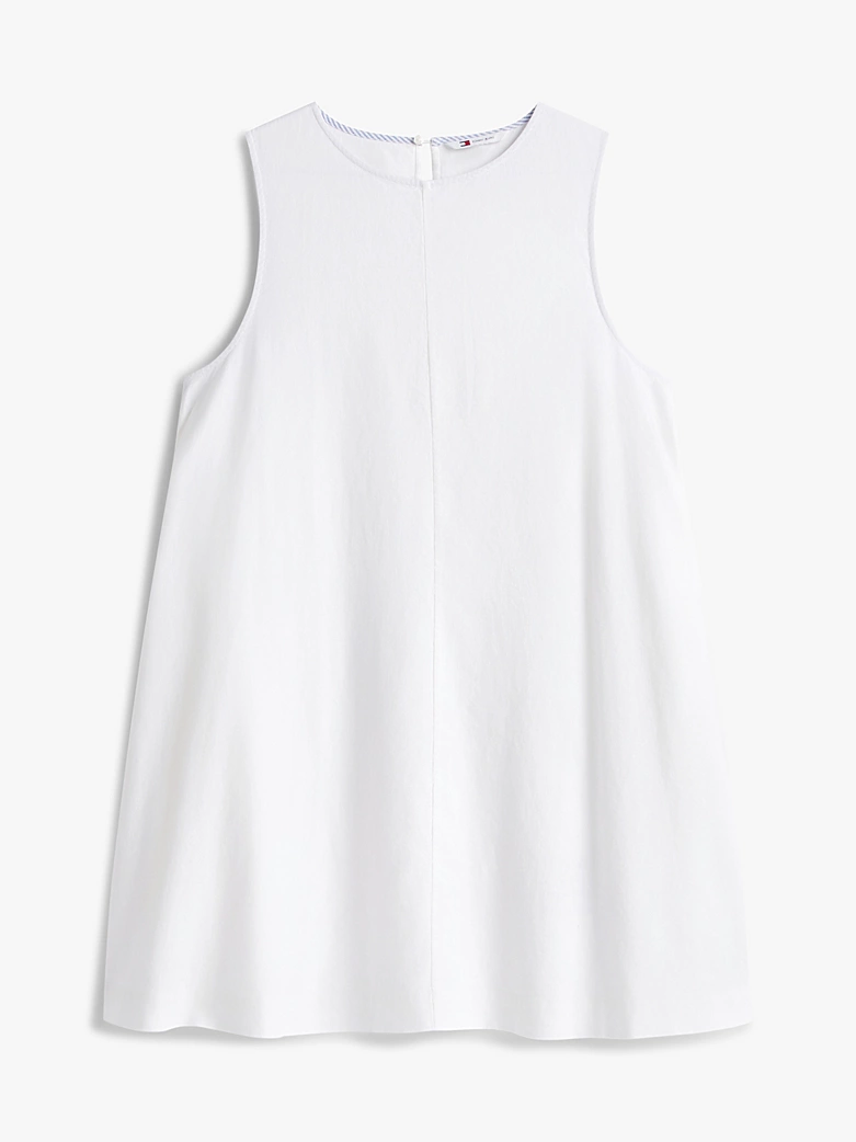 TOMMY JEANS VESTIDO CORTE A DE LINO EXT