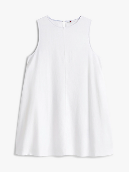 TOMMY JEANS VESTIDO CORTE A DE LINO EXT