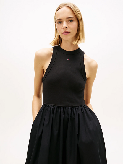 TOMMY JEANS RIB POPLIN TANK DRESS EXT