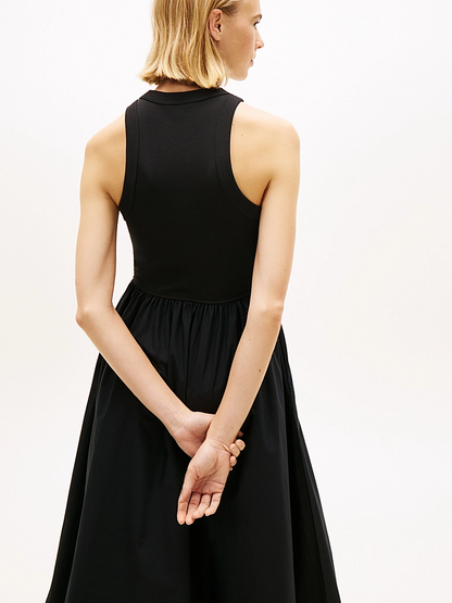TOMMY JEANS RIB POPLIN TANK DRESS EXT