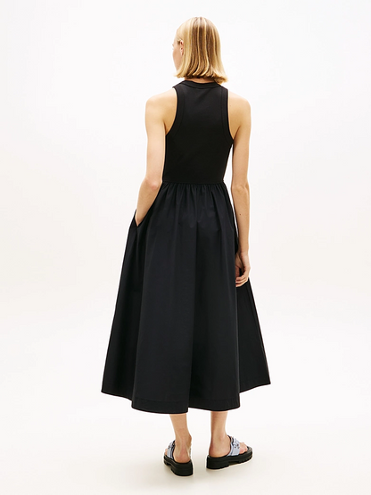 TOMMY JEANS RIB POPLIN TANK DRESS EXT