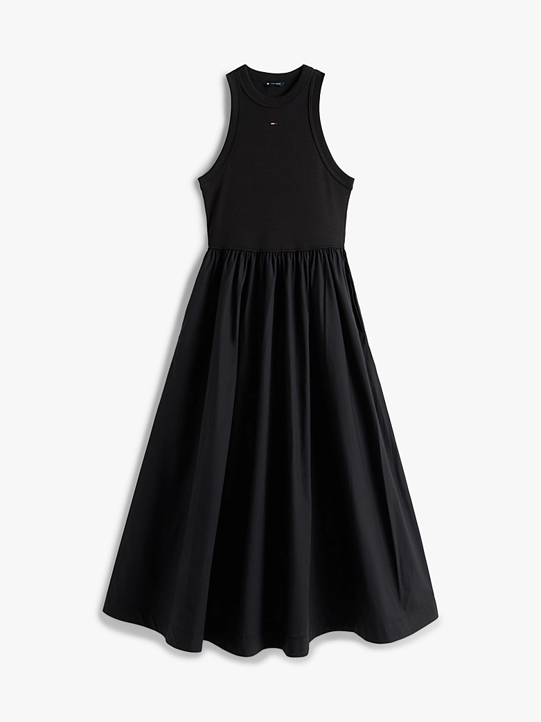 TOMMY JEANS RIB POPLIN TANK DRESS EXT