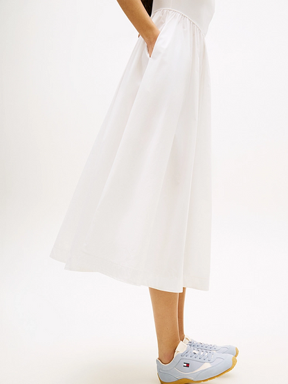 TOMMY JEANS RIB POPLIN TANK DRESS EXT