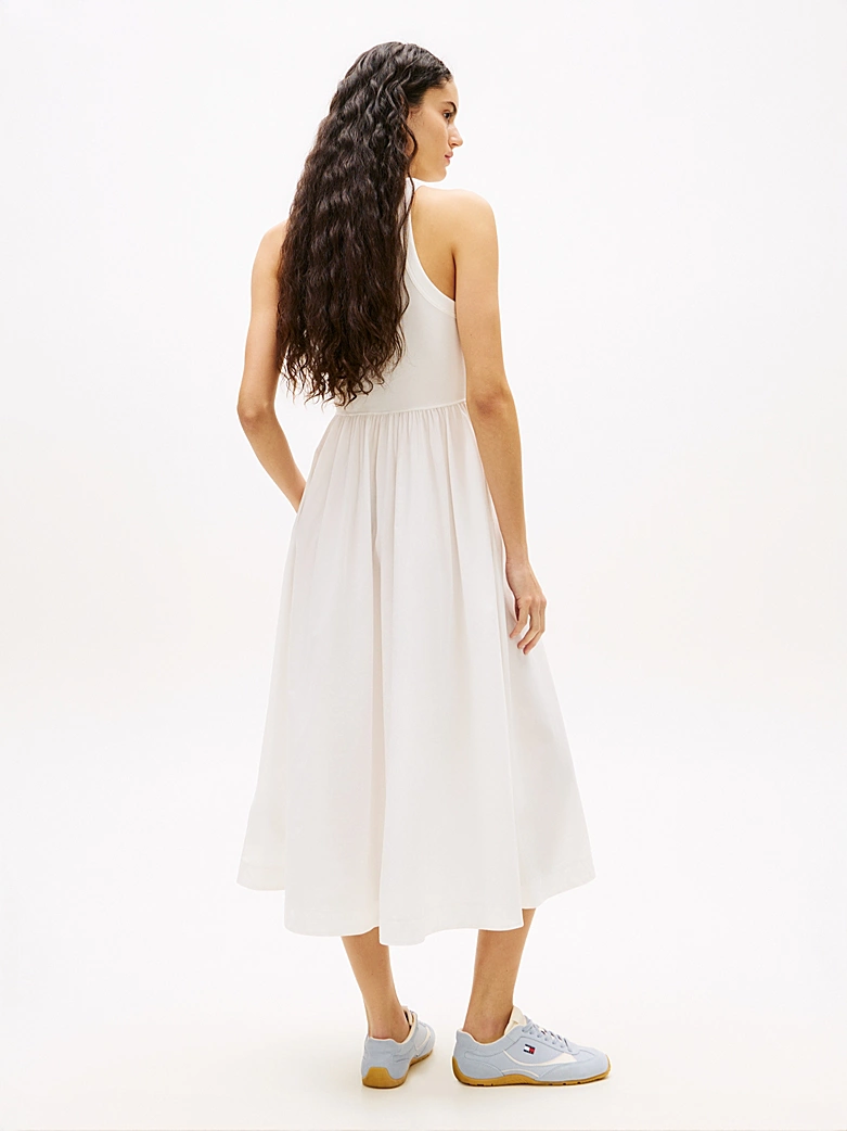 TOMMY JEANS RIB POPLIN TANK DRESS EXT