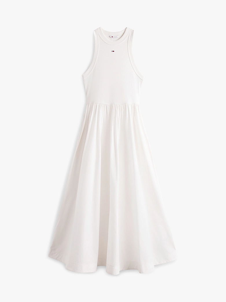 TOMMY JEANS RIB POPLIN TANK DRESS EXT