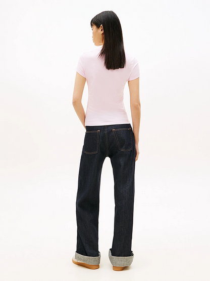 TOMMY JEANS SLIM WAVY FLAG TEE