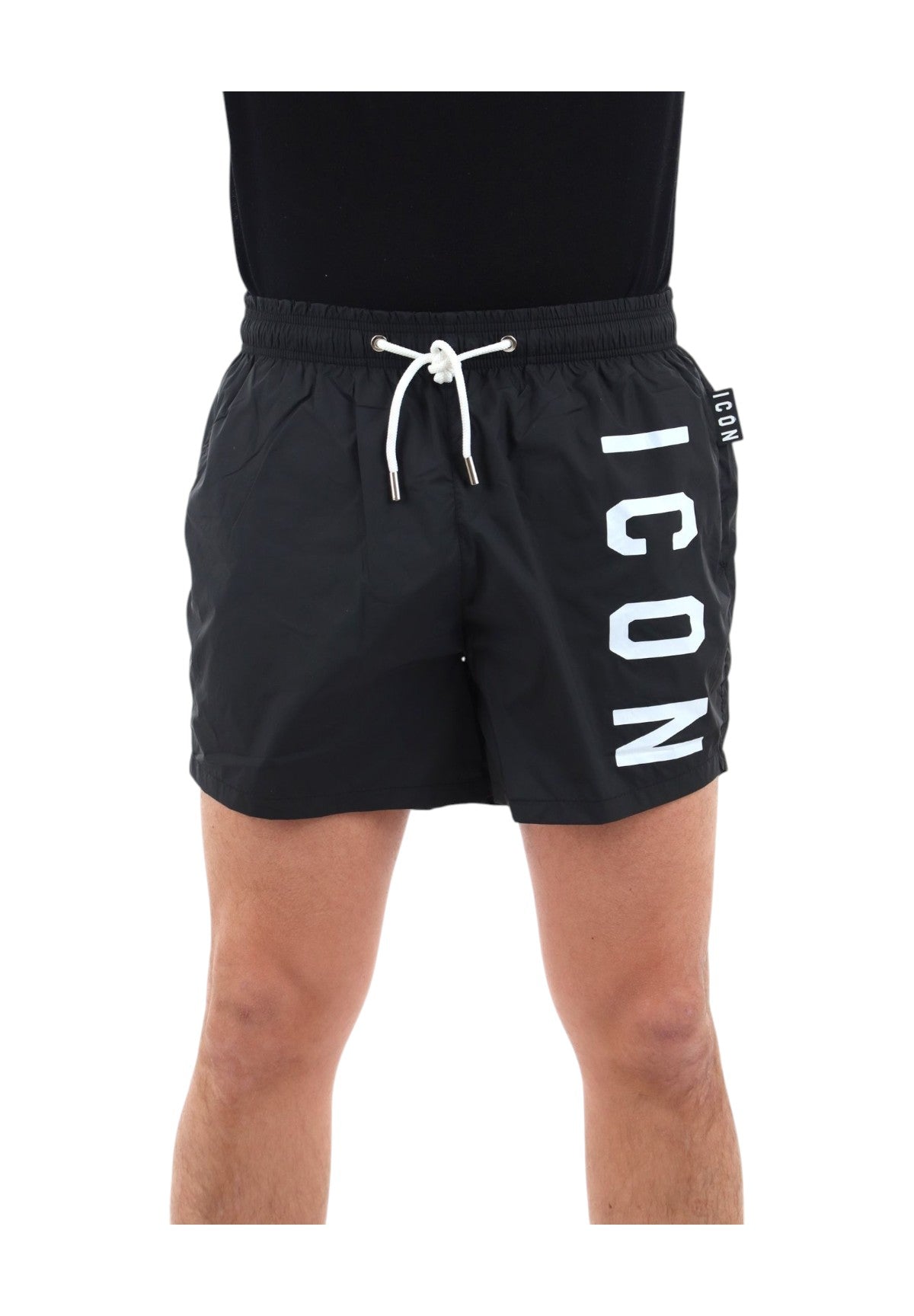 ICON BERMUDA C/LOGO VERTICALE SU GAMBA
