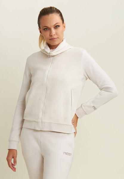 FREDDY FELPA CON ZIP  DONNA