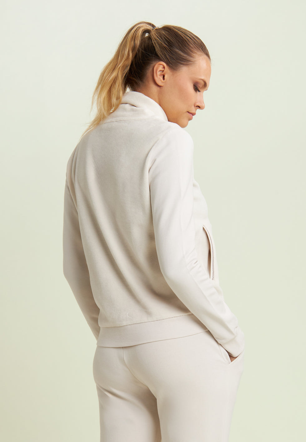 FREDDY FELPA CON ZIP  DONNA