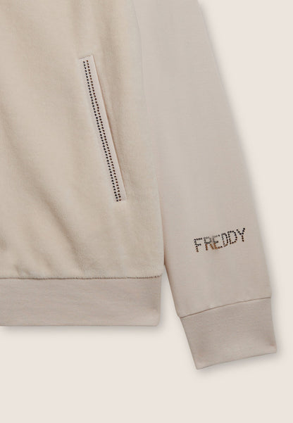 FREDDY FELPA CON ZIP  DONNA