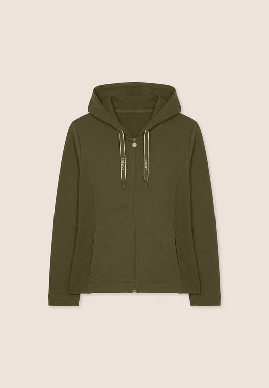 FREDDY FELPA CAPPUCCIO ZIP