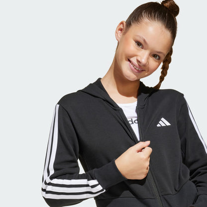 ADIDAS JG 3S FT FZ CROP