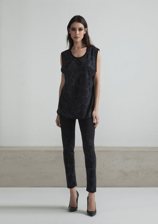 ODI ET AMO T-SHIRT SMANICATA FULL STRASS