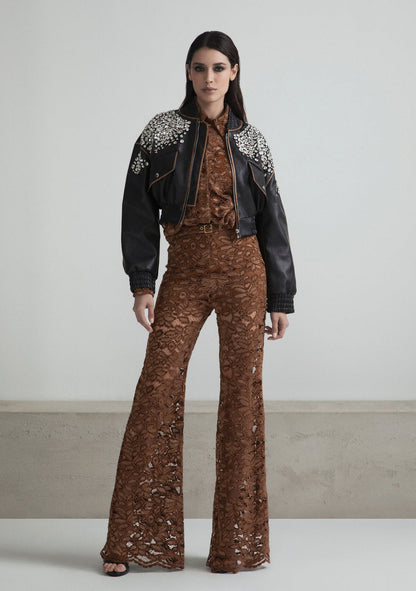 ODI ET AMO BOMBER ECOPELLE STRASS