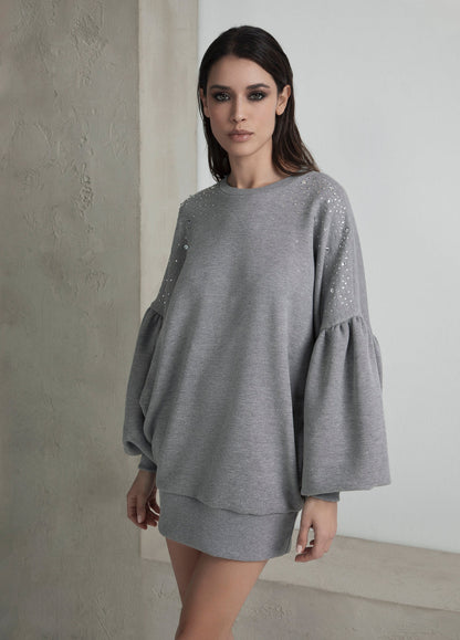 ODI ET AMO ABITO IN FELPA BALOON